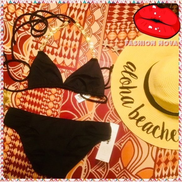 💎 BNWT FASHION NOVA SHADE&SHORE BIKINI - Picture 1 of 1